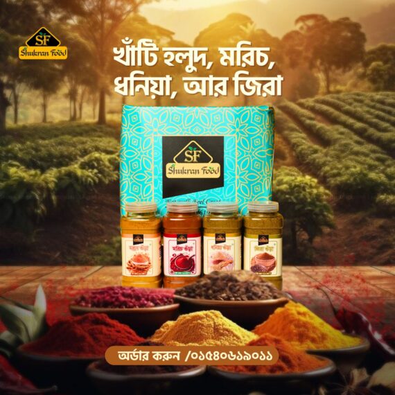 Gura Masala Combo-গুঁড়া মশলা কম্বো (৮০০ গ্রাম)